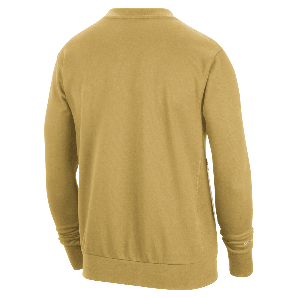 Golden State Warriors Nike Standard Men's Crewneck 'Gold/Ivory'