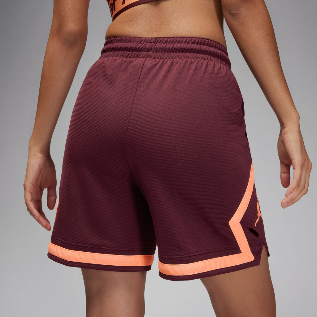 Jordan Sport Women's Diamond Shorts 'Night Maroon'