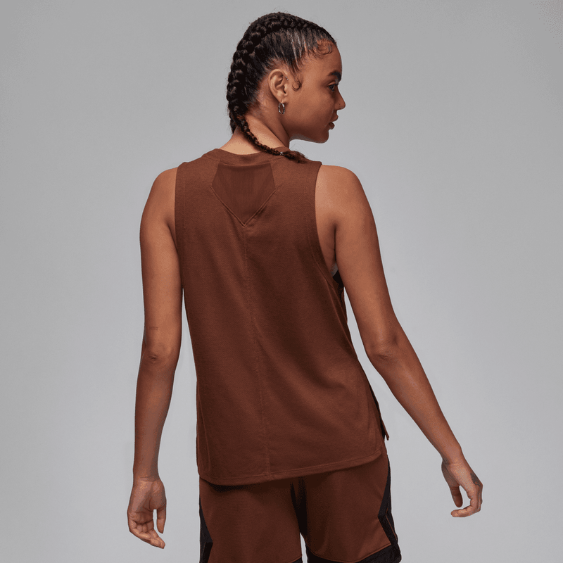 Jordan Sport Women's Diamond Tank Top 'Cacao/Black'