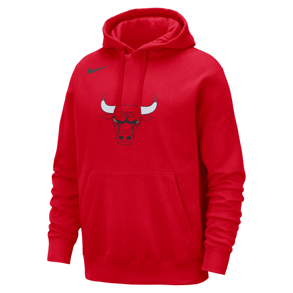 Chicago Bulls Club Men's Nike NBA Pullover Hoodie 'Red'