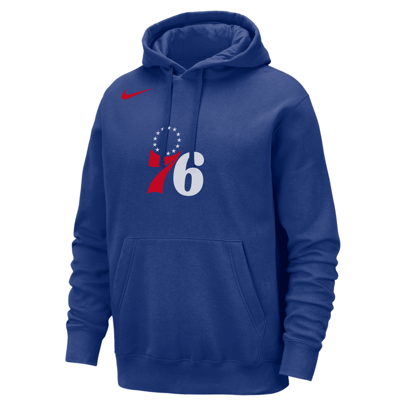 Philadelphia 76ers Club Men's Nike NBA Pullover Hoodie 'Blue'