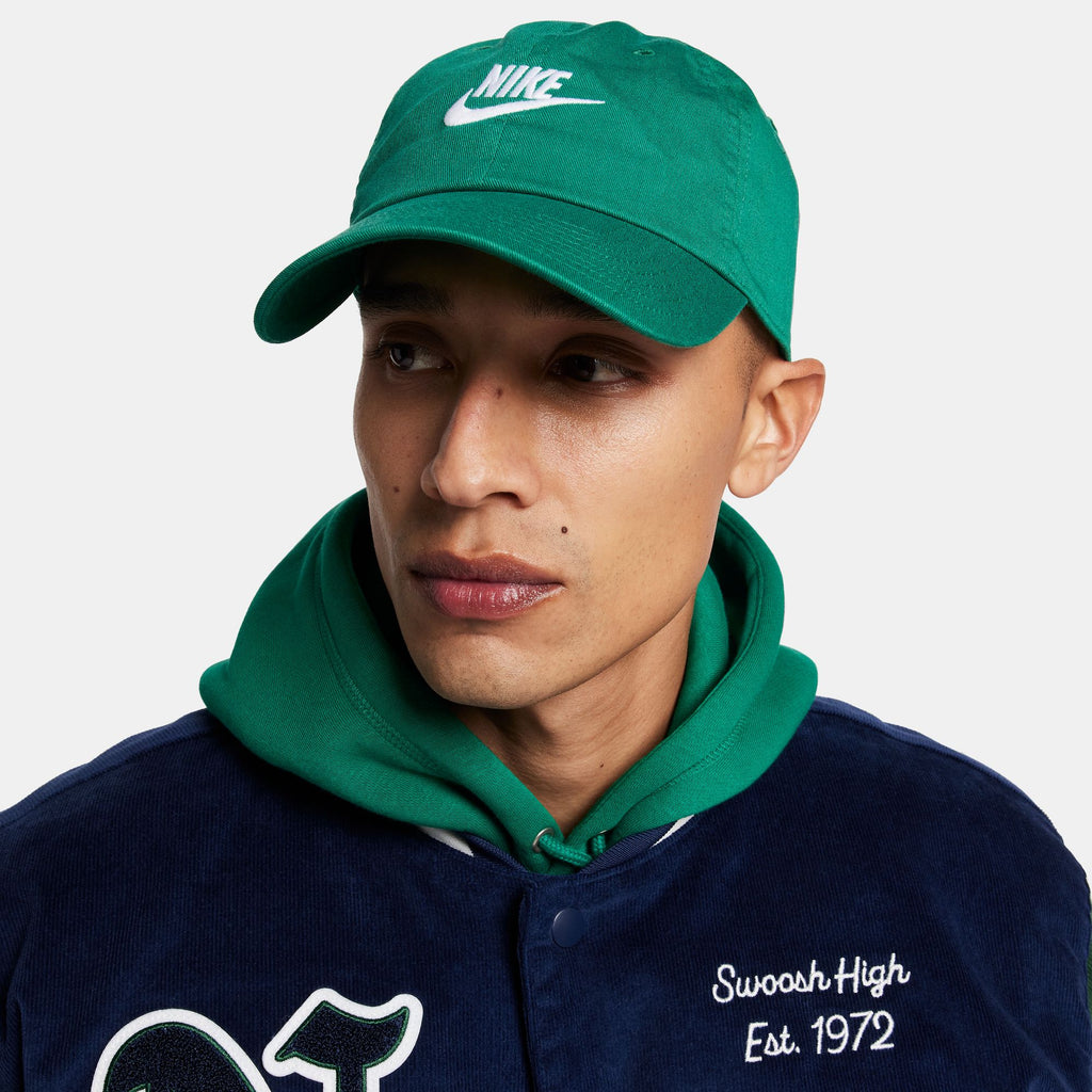 Nike Club Unstructured Futura Wash Cap 'Malachite/White'