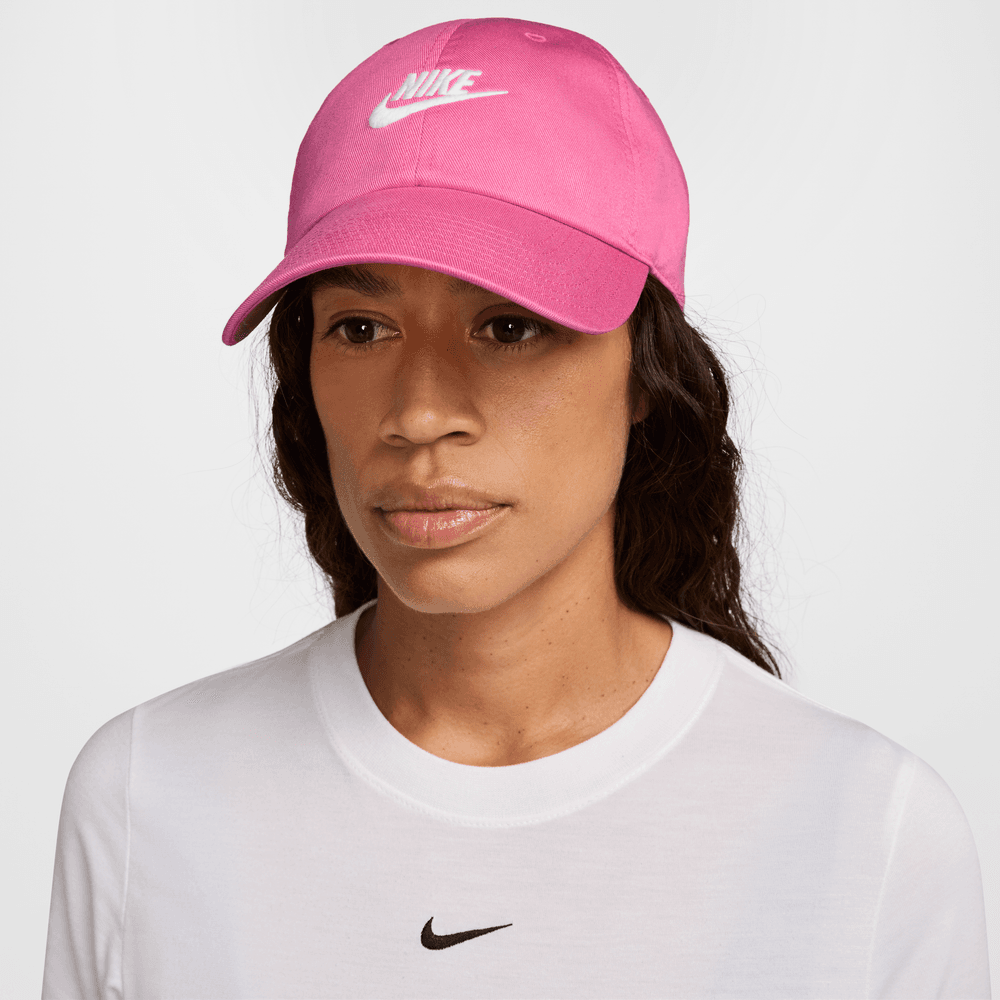 Nike Club Unstructured Futura Wash Cap 'Pinksicle/White'