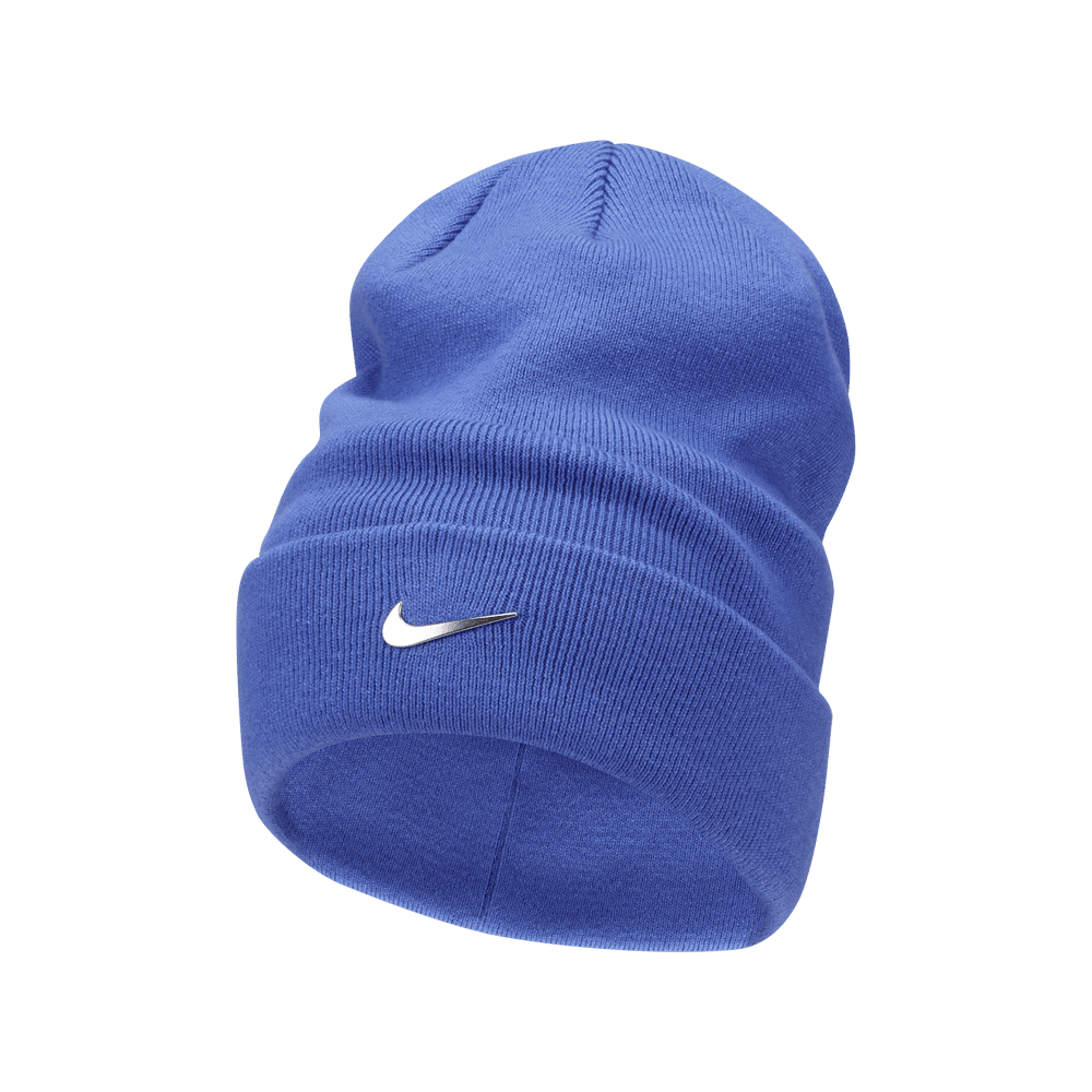 Nike Peak Standard Cuff Metal Swoosh Beanie 'Ultramarine/Silver'