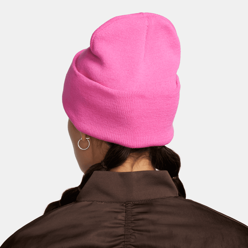 Nike Peak Tall Cuff Futura Beanie 'Pink/White'