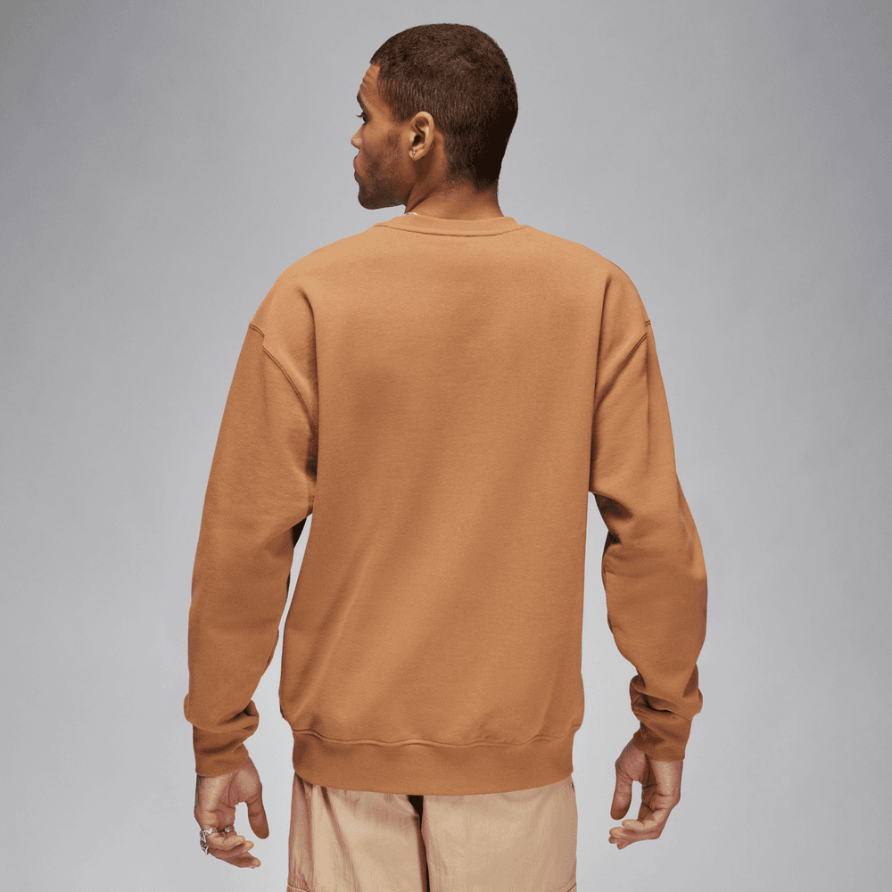 Jordan Essentials Men's Fleece Crewneck Sweatshirt 'Brown'