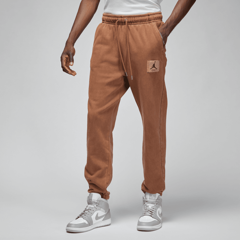 Jordan Essentials Men's Fleece Washed Pants 'Bristish Tan'