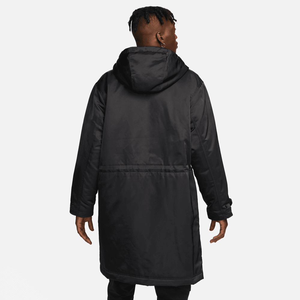 Nike Club Men's Stadium Parka 'Black/White'