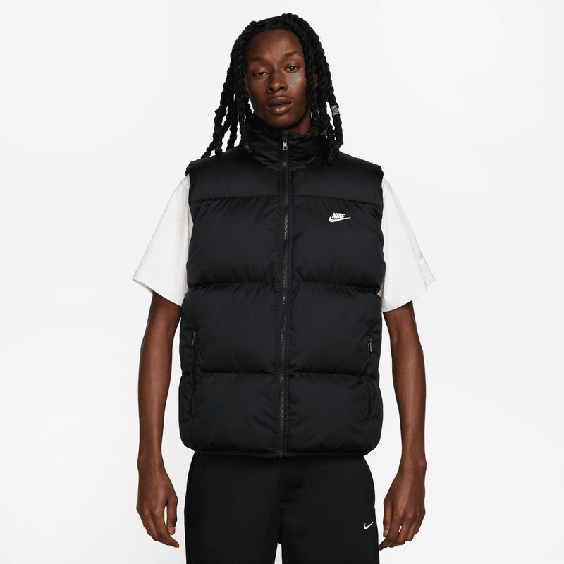 Nike Sportswear Club PrimaLoft® Men's Water-Repellent Puffer Vest 'Black/White'