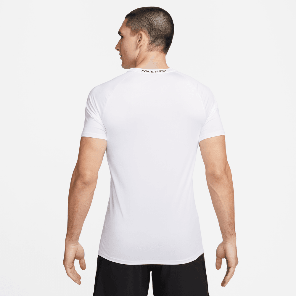 Nike Pro Men's Dri-FIT Slim Short-Sleeve Top 'White/Black'