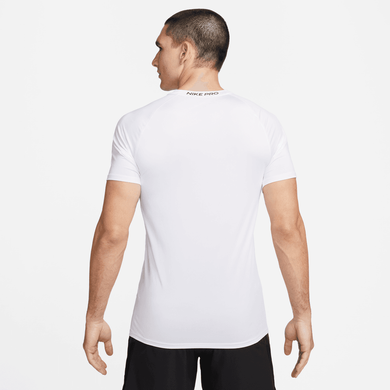 Nike Pro Men's Dri-FIT Slim Short-Sleeve Top 'White/Black'