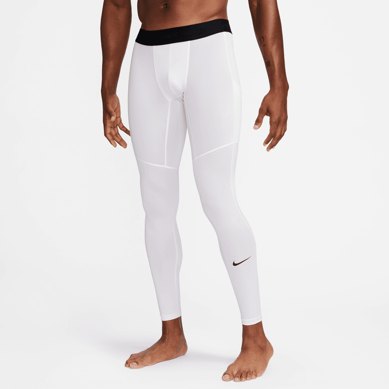 Nike Pro Men's Dri-FIT Fitness Tights 'White/Black'
