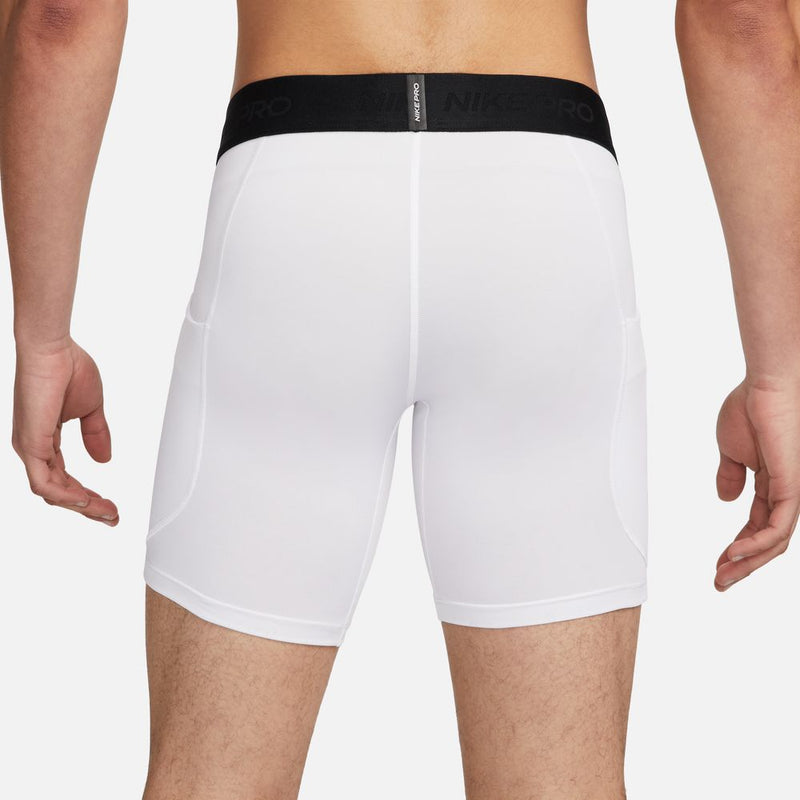 Nike Pro Men's Dri-FIT Fitness Shorts 'White/Black'