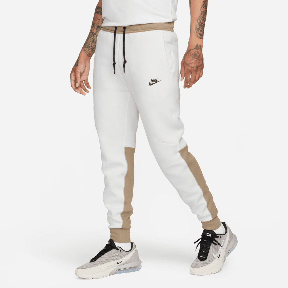 Nike Sportswear Tech Fleece Men's Joggers 'White/Khaki/Black'