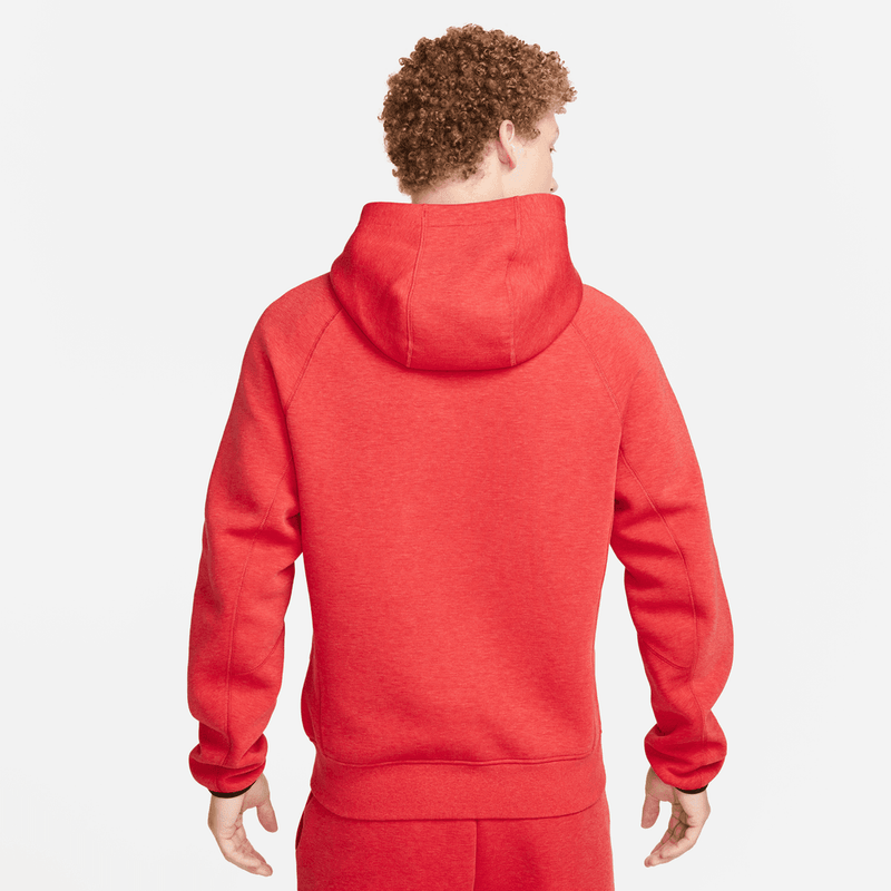 Nike Sportswear Tech Fleece Men's Pullover Hoodie 'Red/Black'