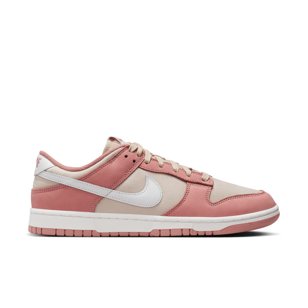 Nike Dunk Low Retro Premium Men's Shoes 'Red Stardust/White/Sanddrift'