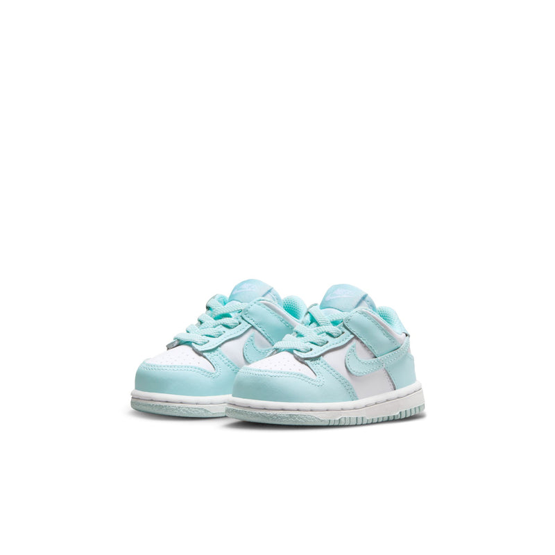 Nike Dunk Low Baby/Toddler Shoes (TDE) 'White/Glacier/Blue'