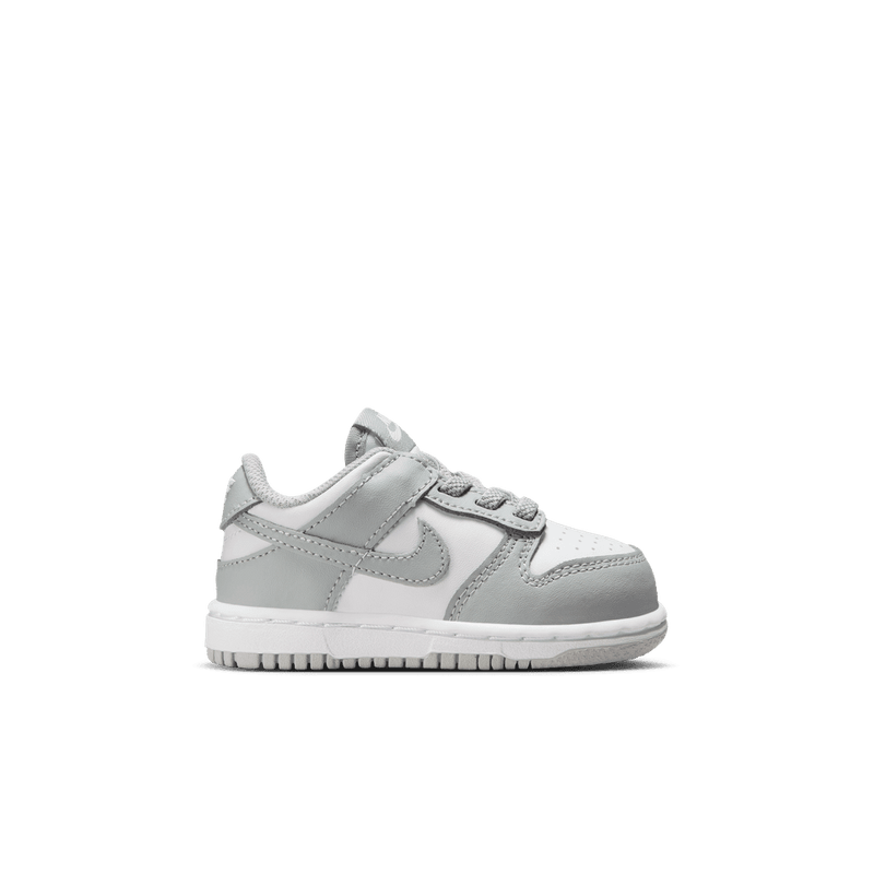 Nike Dunk Low Baby/Toddler Shoes (TDE) 'White/Smoke Grey'