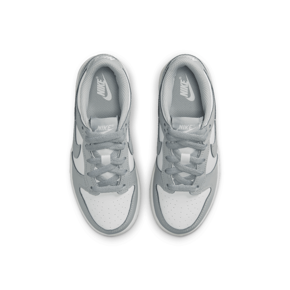 Nike Dunk Low Little Kids' Shoes (PSE) 'White/Smke Grey'