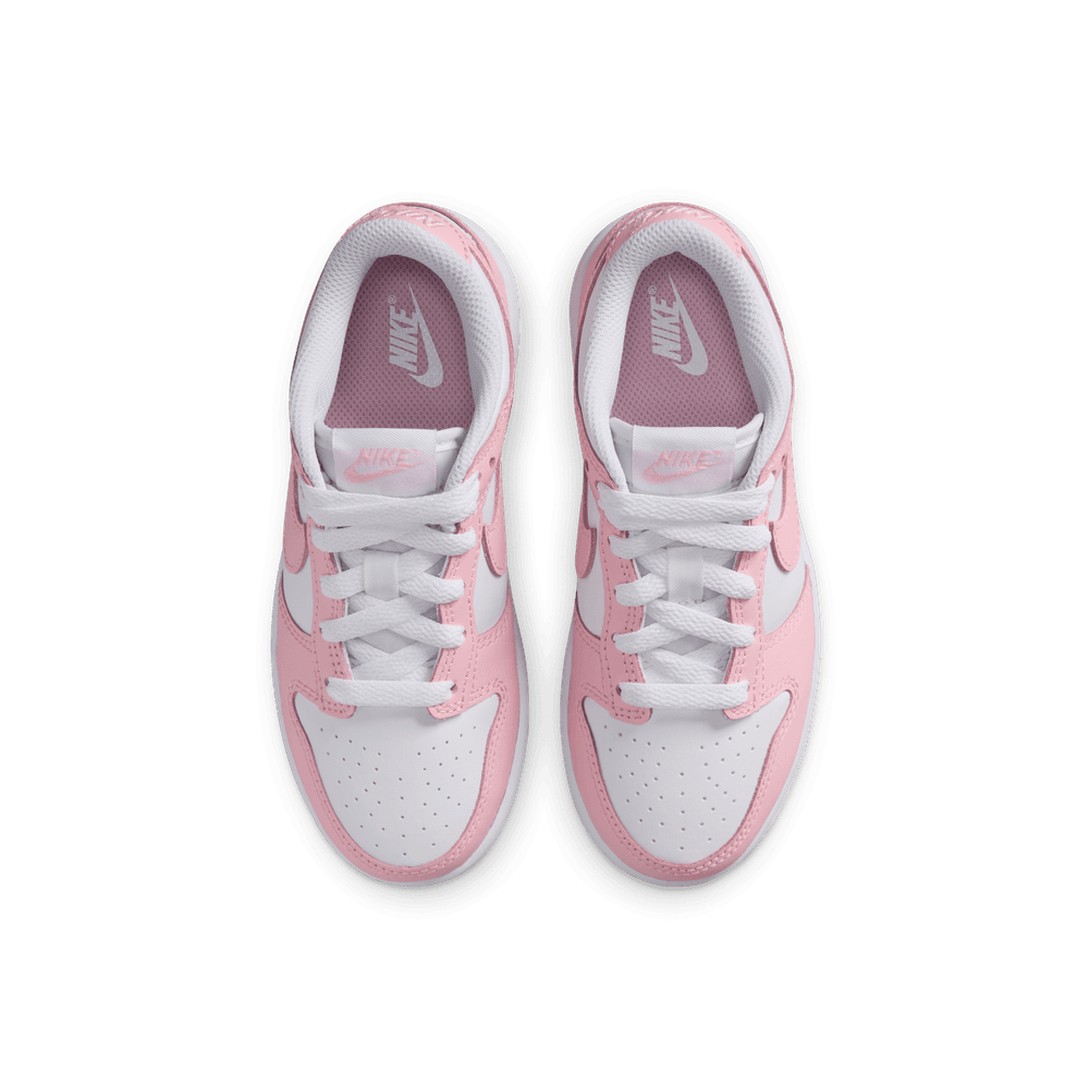 Nike Dunk Low Little Kids' Shoes (PSE) 'White/Pink'