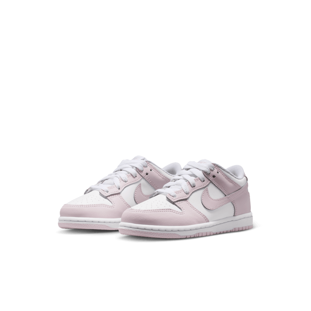 Nike Dunk Low Little Kids' Shoes (PSE) 'White/Light Violet'