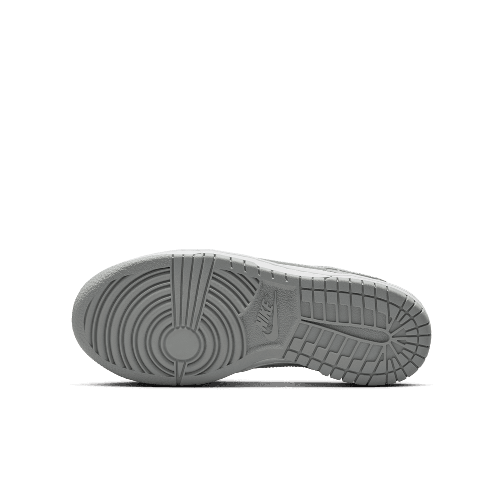 Nike Dunk Low Big Kids' Shoes (GS) 'White/Smoke Grey'