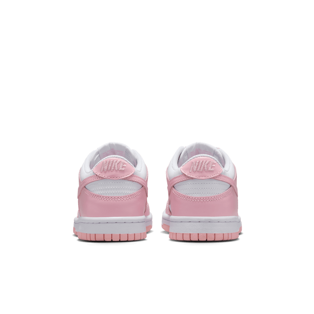 Nike Dunk Low Big Kids' Shoes (GS) 'White/Pink'