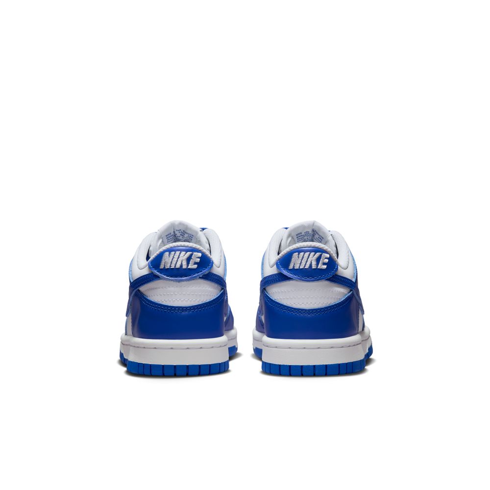 Nike Dunk Low Big Kids' Shoes (GS) 'White/Royal'