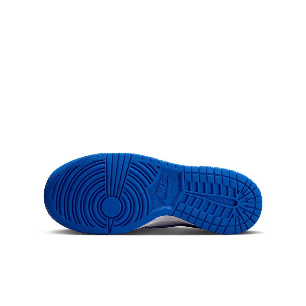 Nike Dunk Low Big Kids' Shoes (GS) 'White/Royal'