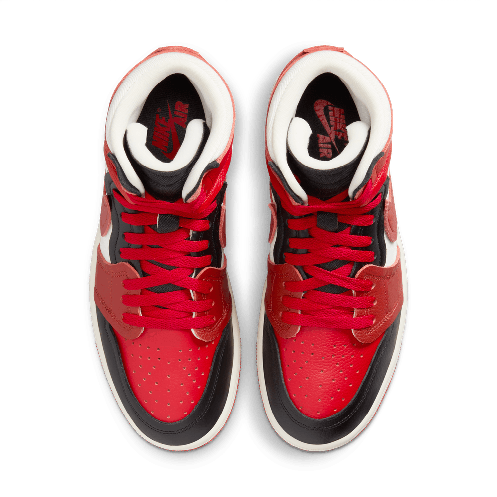 Air Jordan 1 High Method of Make Women's Shoes 'Red/Black/Sail'