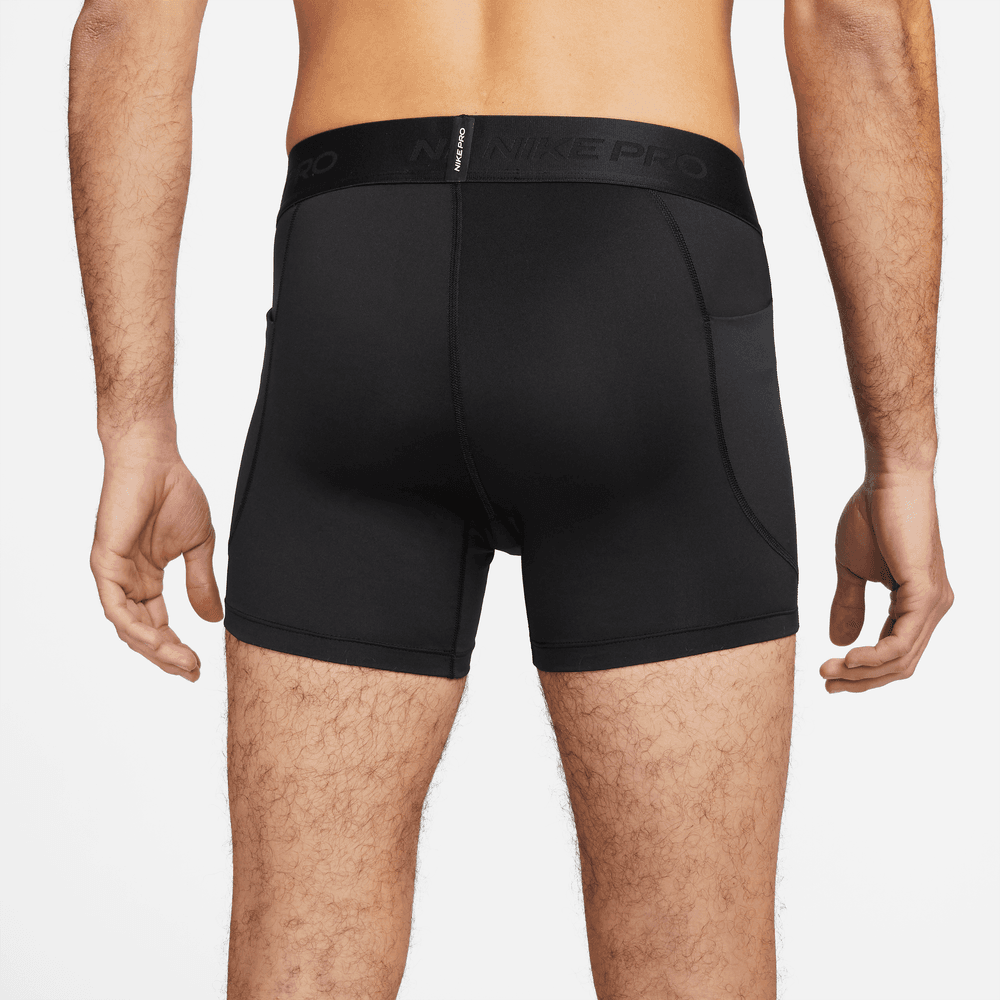 Nike Pro Men's Dri-FIT Brief Shorts 'Black/White'