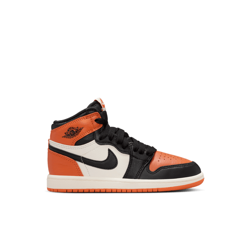 Jordan 1 Retro High OG Little Kids' Shoes (PS) 'Black/Starfish'