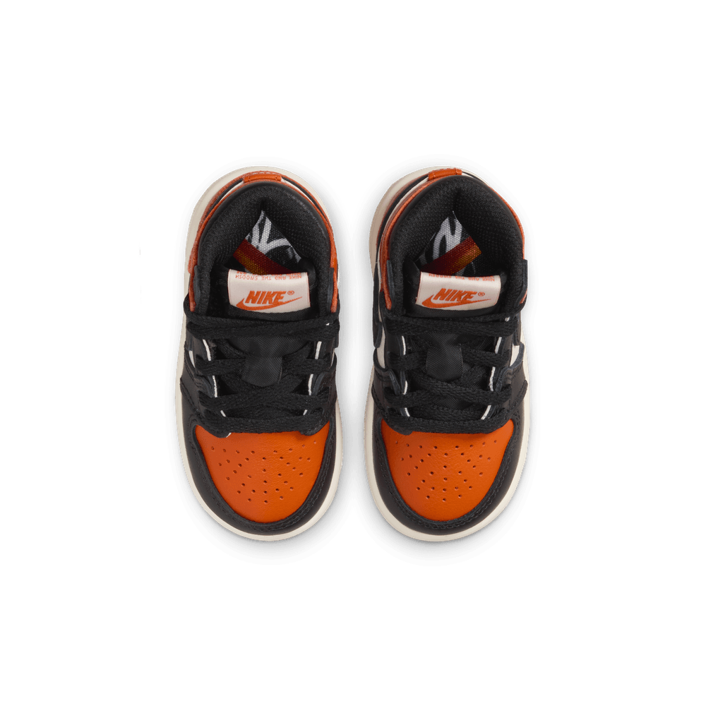Jordan 1 Retro High OG Baby/Toddler Shoes (TD) 'Black/Sail/Starfish'