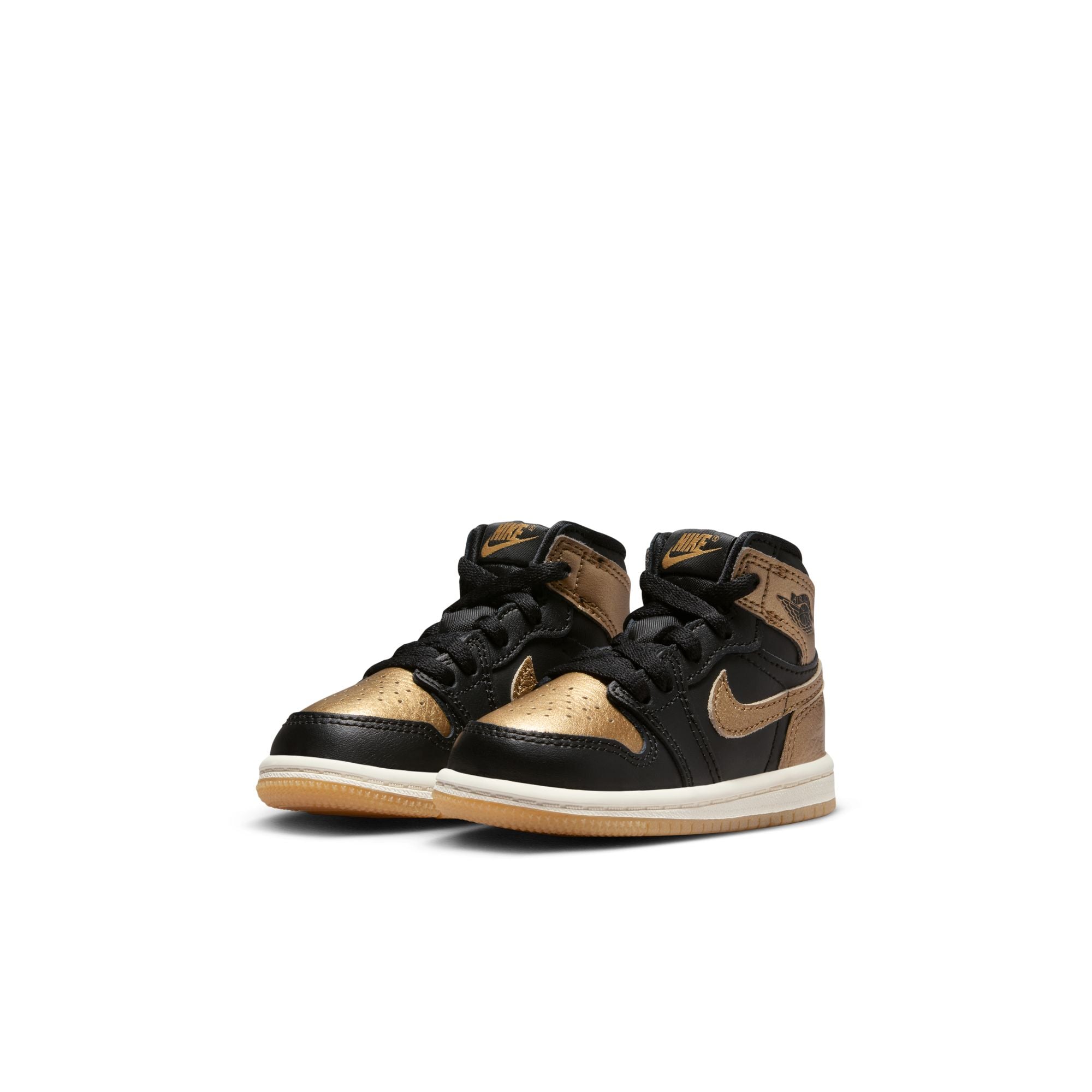 aj1 gold black