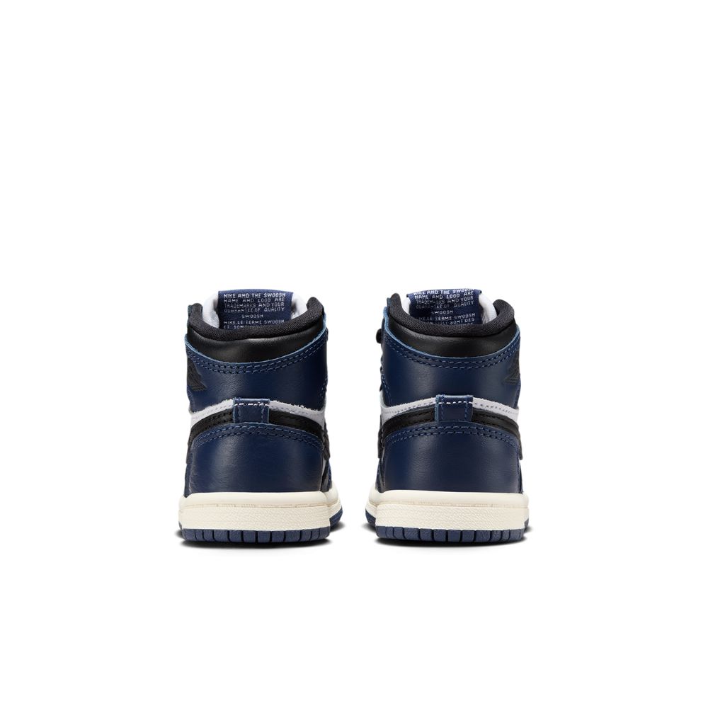 Jordan 1 Retro High OG "Midnight Navy" Baby/Toddler Shoes (TD)'Midnight Navy/Black/Sail'