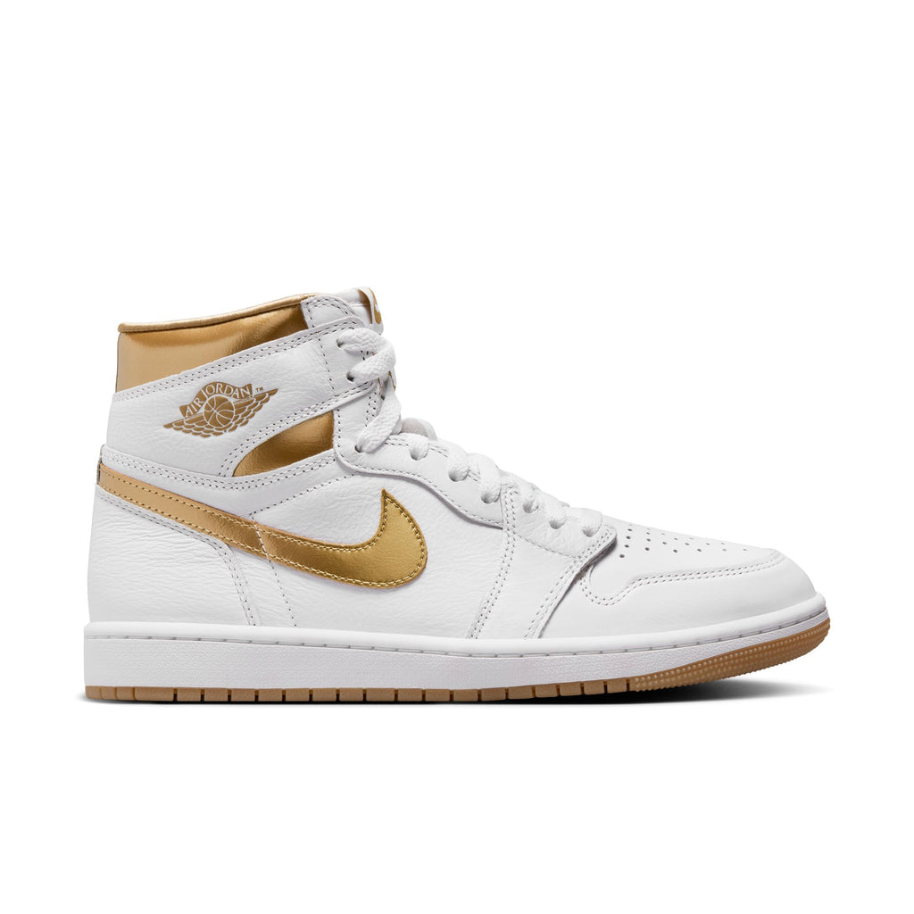 Air Jordan 1 Retro High OG "White and Gold" Women's Shoes 'White/Gold'