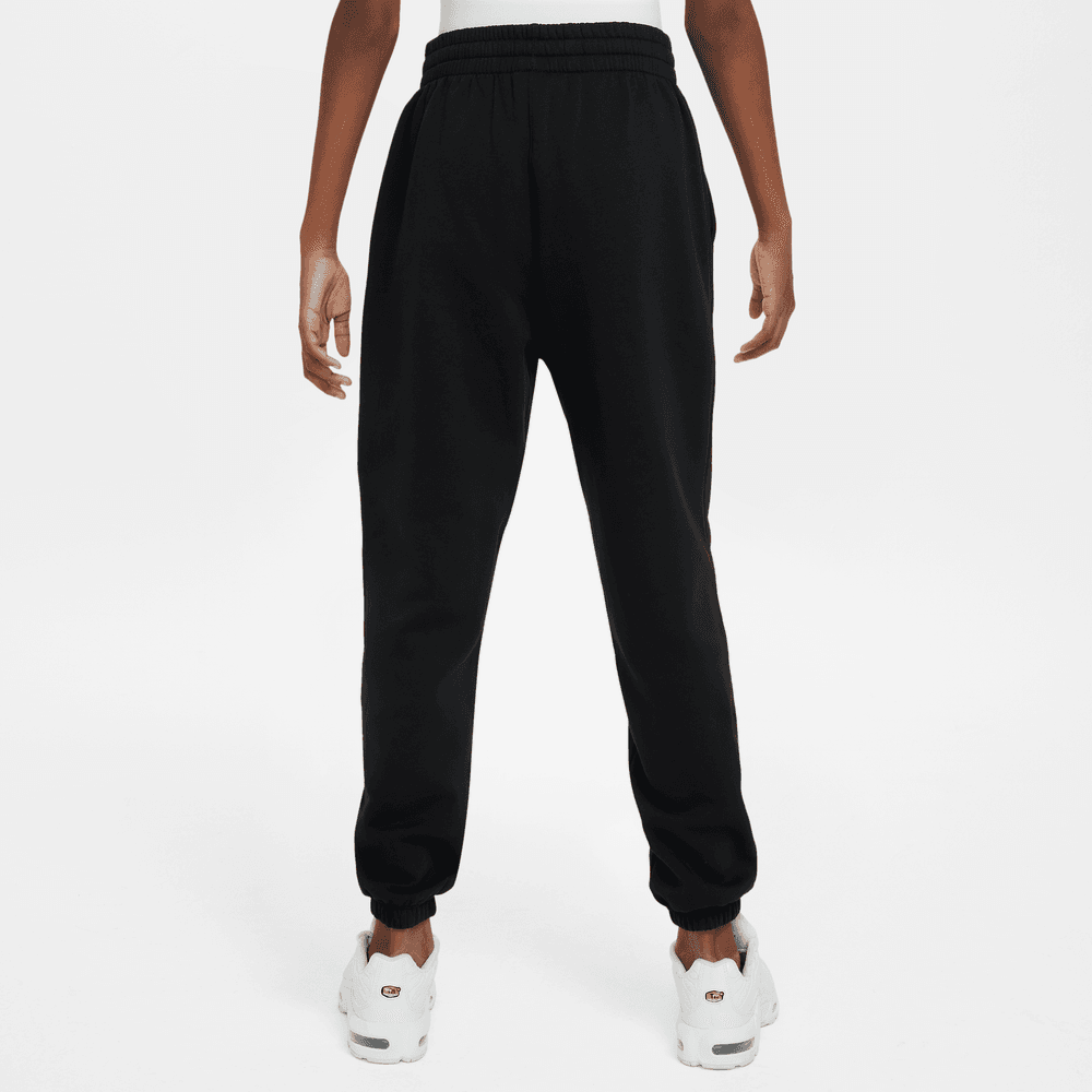 Nike Sportswear Club Fleece Big Kids' Loose Pants 'Black/White'