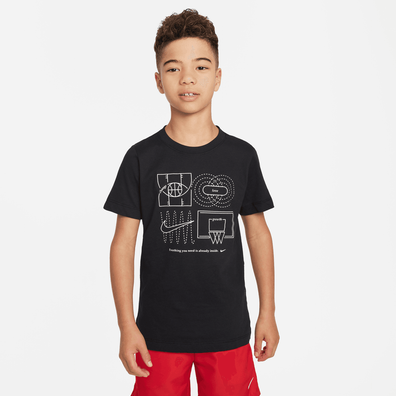 Nike Sportswear Culture of Basketball Big Kids' T-Shirt 'Black'