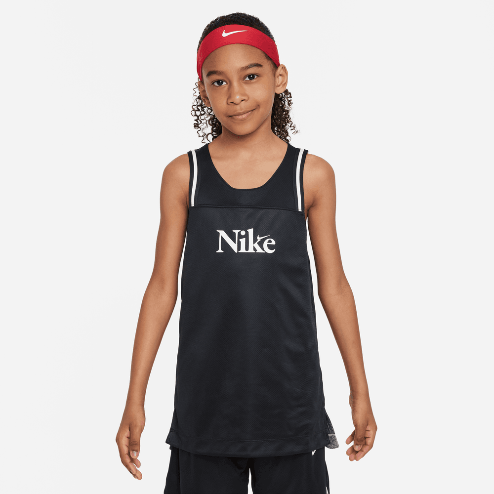 Nike Culture of Basketball Big Kids' Reversible Basketball Jersey 'Black/Grey/White'