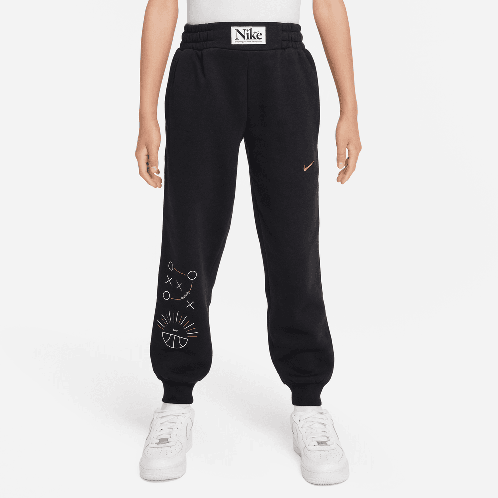 Nike Culture of Basketball Big Kids' Basketball Loose Pants 'Black/Bronzine'