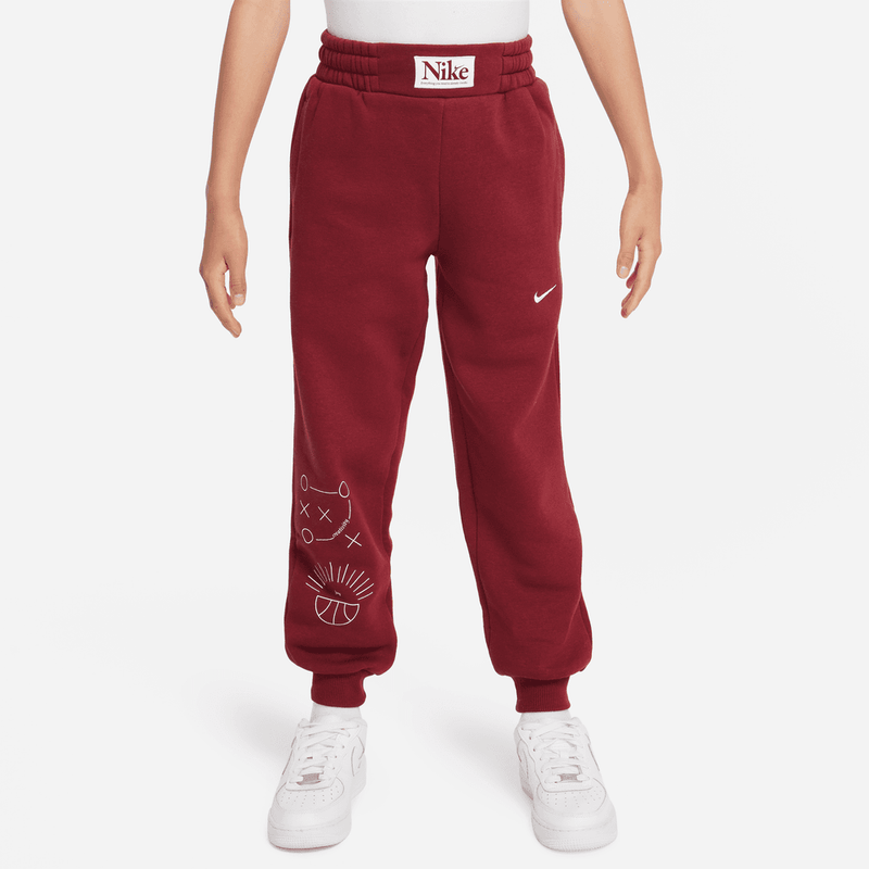 Nike Culture of Basketball Big Kids' Basketball Loose Pants 'Red/White'