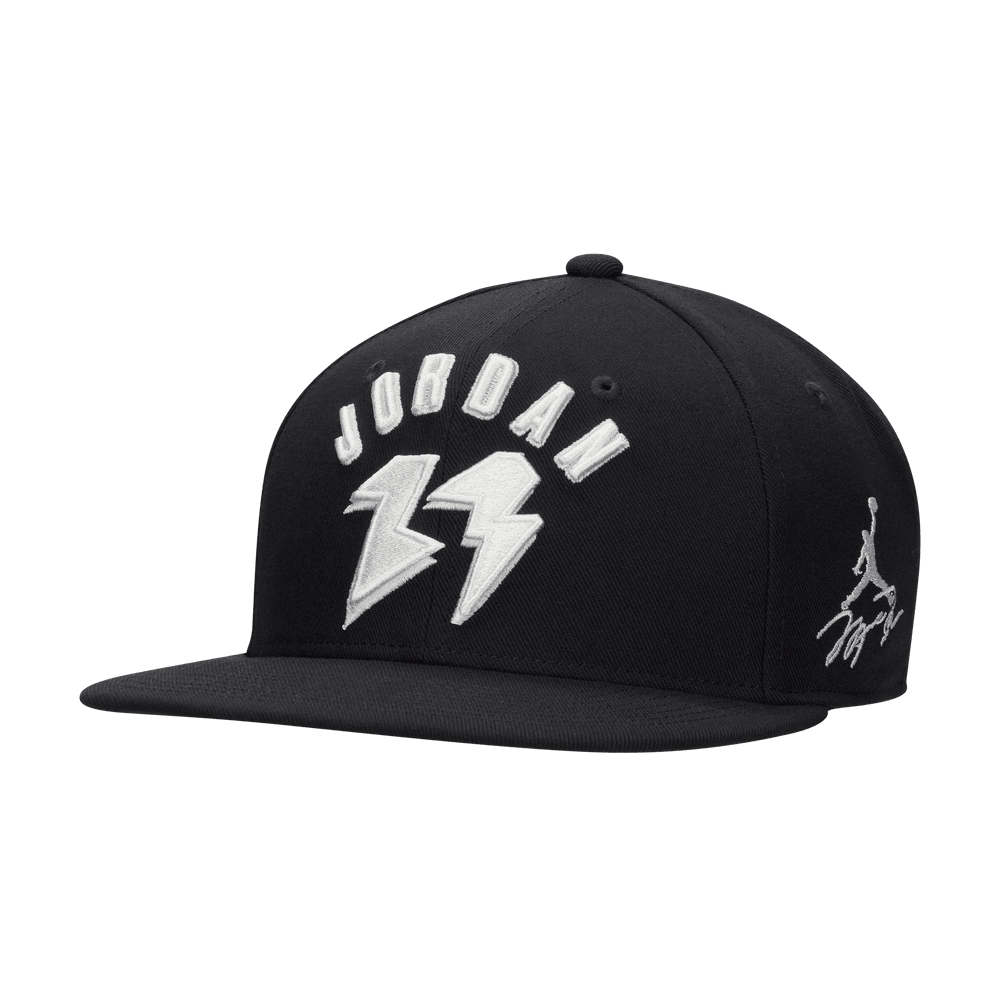 Jordan Flight MVP Pro Cap Adjustable Structured Hat 'Black/Sail'