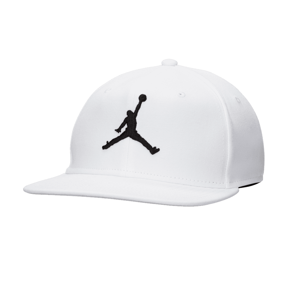 Jordan Pro Cap Adjustable Hat 'White/Black'