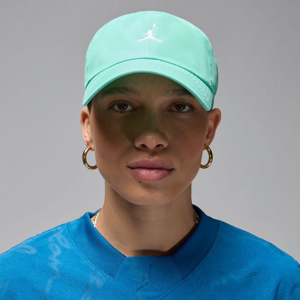 Jordan Club Cap Adjustable Unstructured Hat 'Emerald/White'