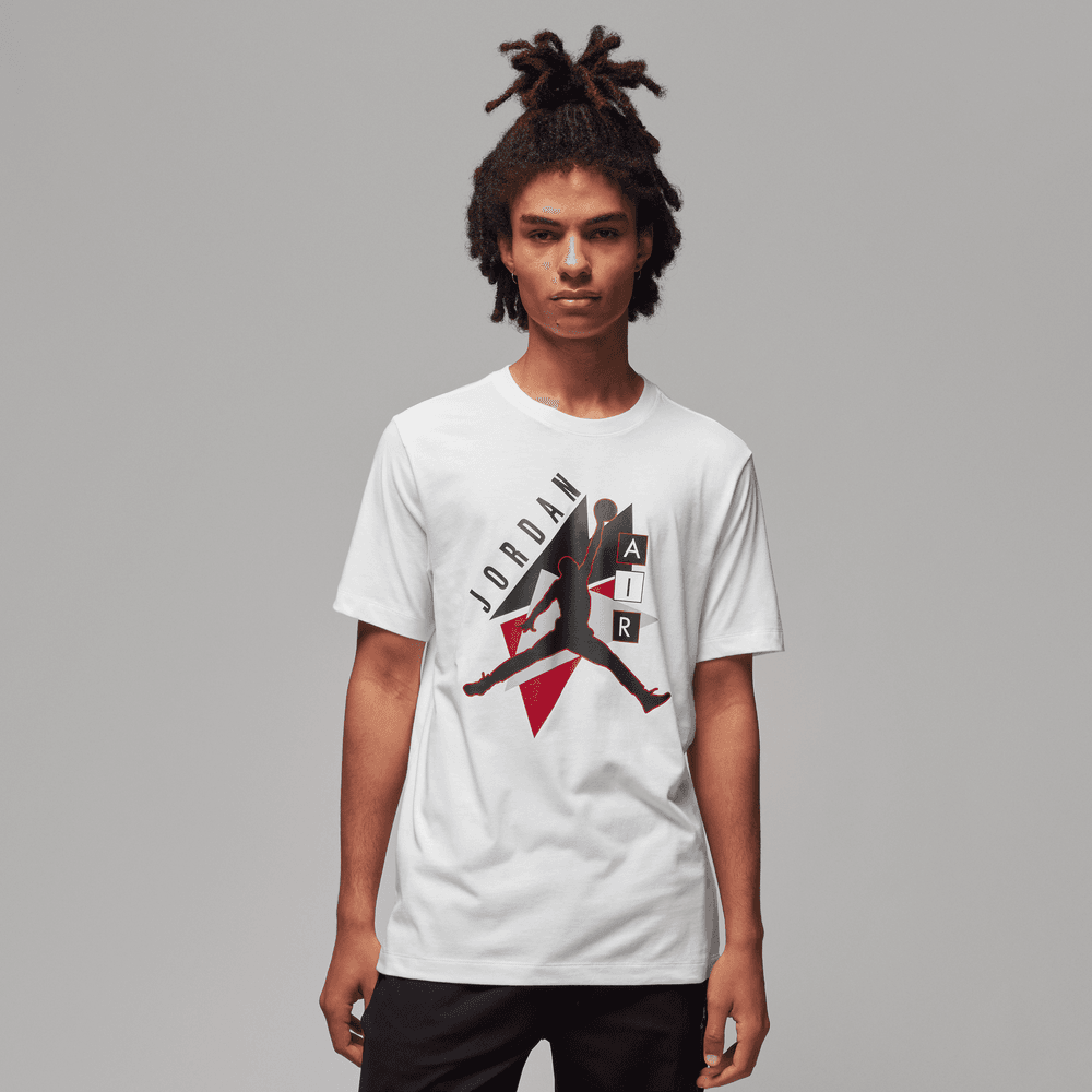 Jordan Brand Men's T-Shirt 'White/Red/Black'