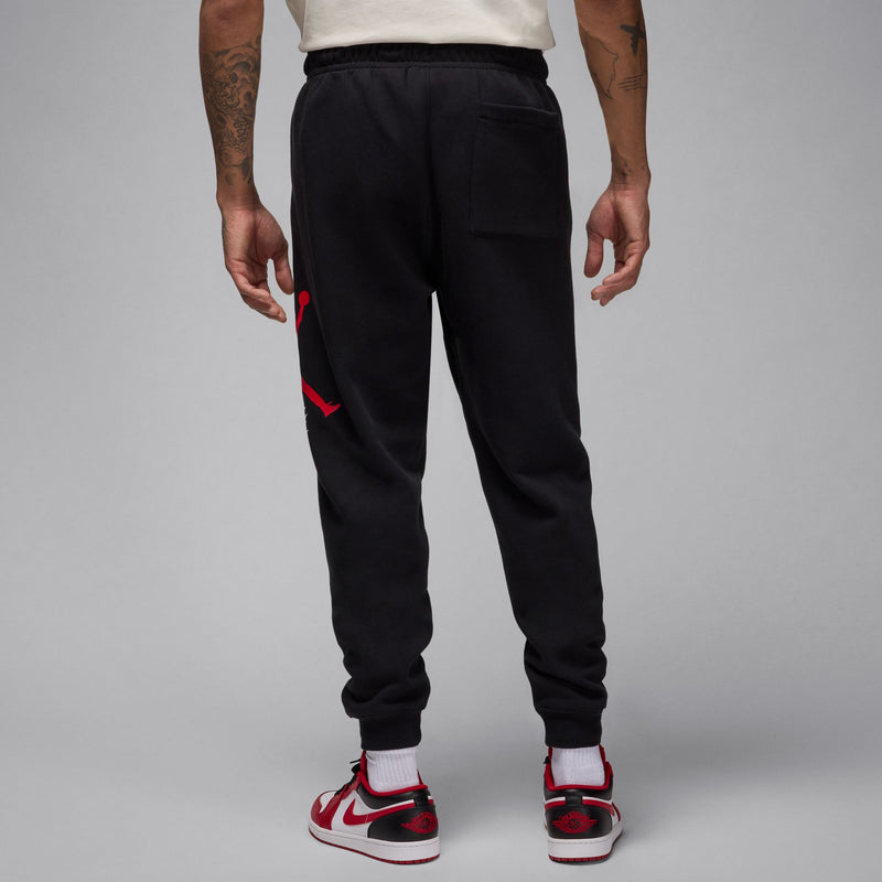 Jordan Essentials Men's Fleece Baseline Pants'Black/Red'