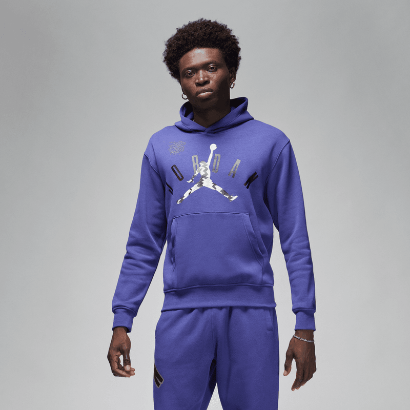 Jordan Flight MVP Men's Fleece Pullover Hoodie 'Purple'