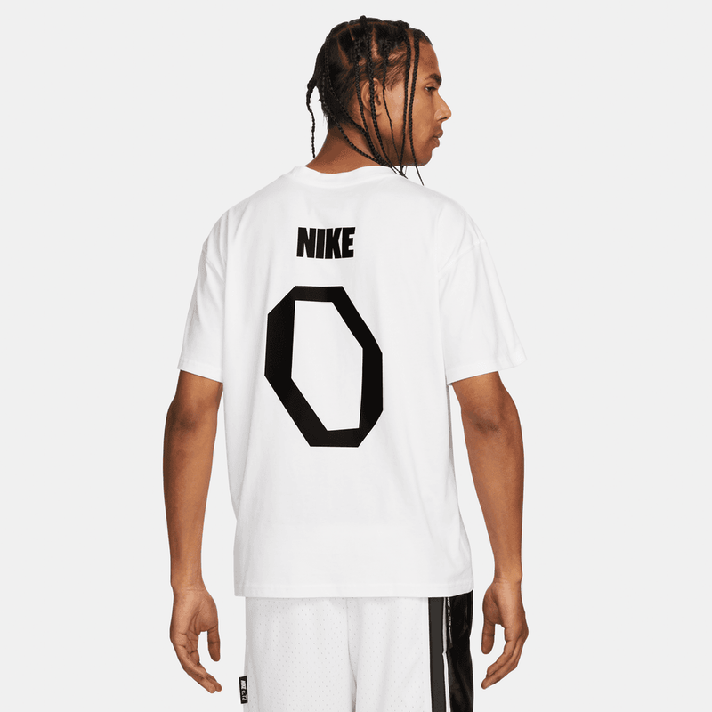 Nike Max90 Men's Basketball T-Shirt 'White/Black'