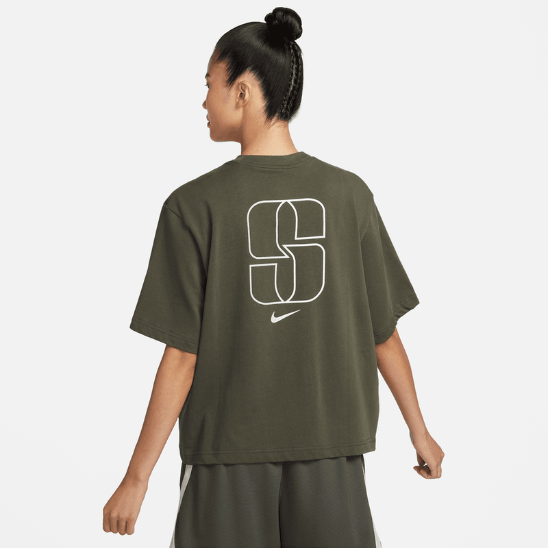 Sabrina Ionescu Sabrina Women's Boxy Basketball Tee 'Cargo Khaki'