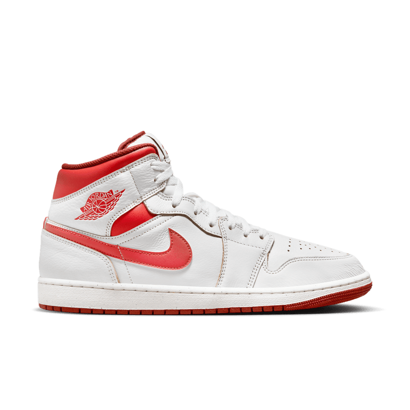 Air Jordan 1 Mid SE Men's Shoes 'White/Lobster'